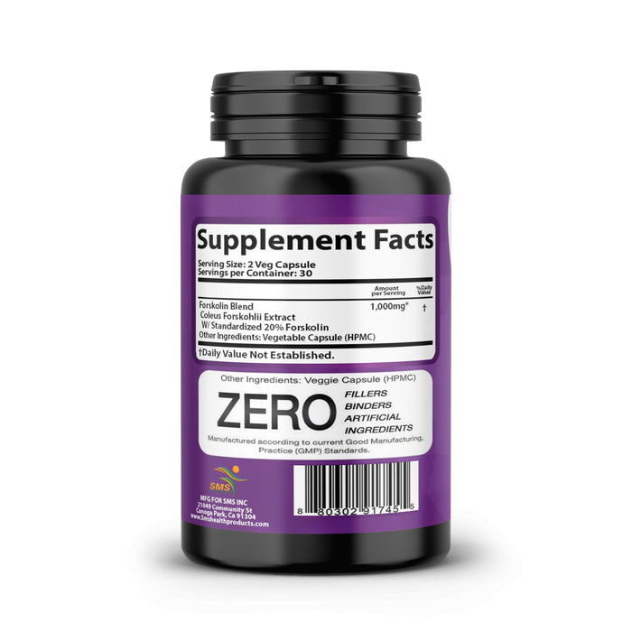 Forskolin Capsules 100% Pure Health & Dietary Supplement Keto Diet Forskohlii Pills