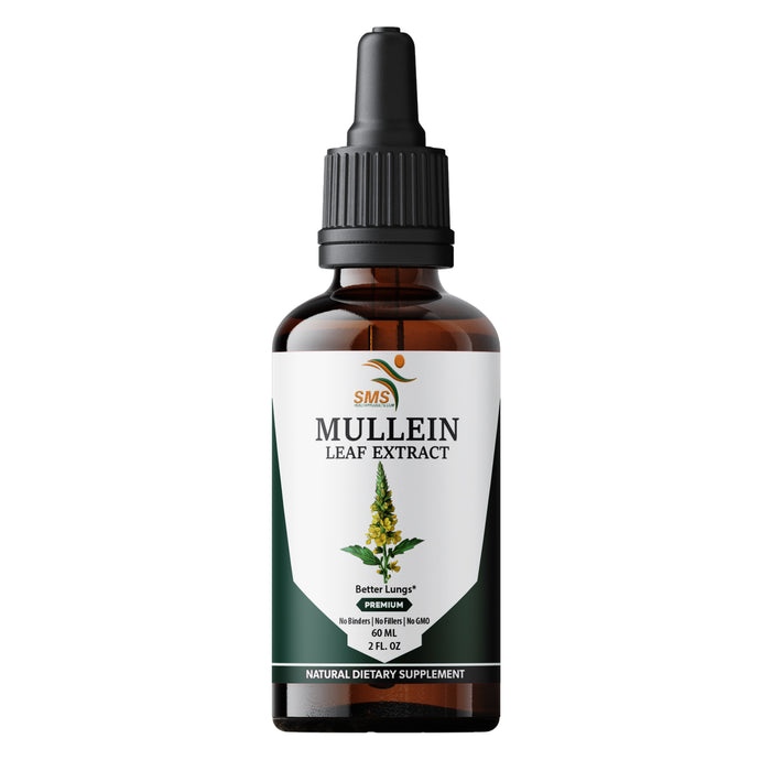 Mullein Leaf Tincture Drops | 2 fl oz | Alcohol Free Liquid Extract | Vegetarian, Non-GMO & Gluten Free Herbal Supplement…