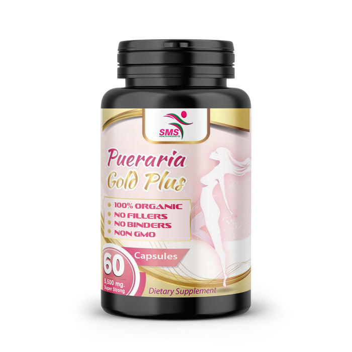 Pueraria Mirifica Dietary Supplement Farmed Pure Extract Organic Veggie 60 Capsules