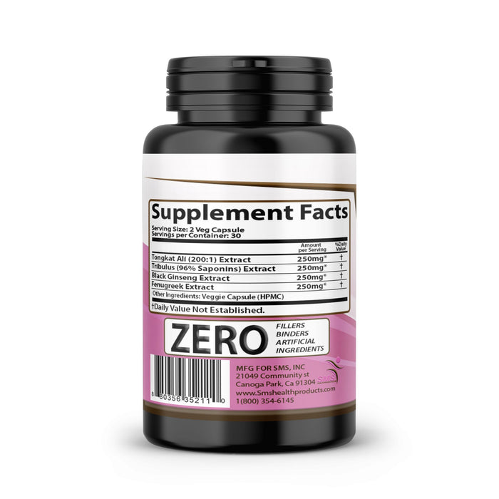 Unicorn Rider with Tongkat Ali, Tribulus, Black Ginseng & Fenugreek, Vegetarian, The Unicorn rider Supplement , Women's Performance Aid Pills 60 Veggie Capsules