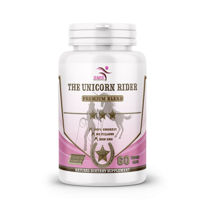 Unicorn Rider with Tongkat Ali, Tribulus, Black Ginseng & Fenugreek, Vegetarian, The Unicorn rider Supplement , Women's Performance Aid Pills 60 Veggie Capsules