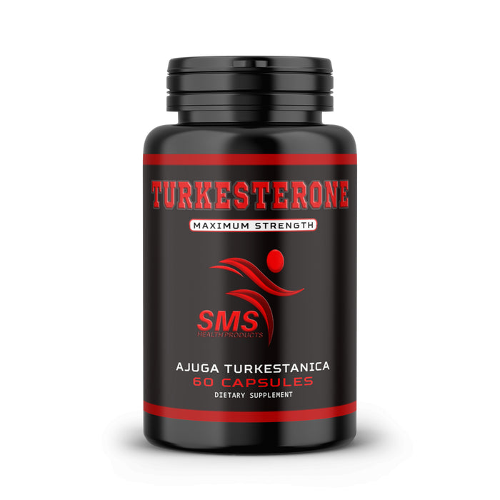 Turkesterone Capsules Supplement AKA Ajuga Turkestanica Extract std. to 10%