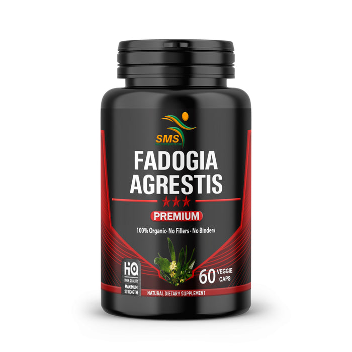 Fadogia Agrestis Extract Pills (Maximum Strength) 1,000mg Servings | Supports Athletic Performance, Strength, Drive | Organic, Non GMO, Third Party Tested, Gluten Free Supplement, 60 Veggie Caps