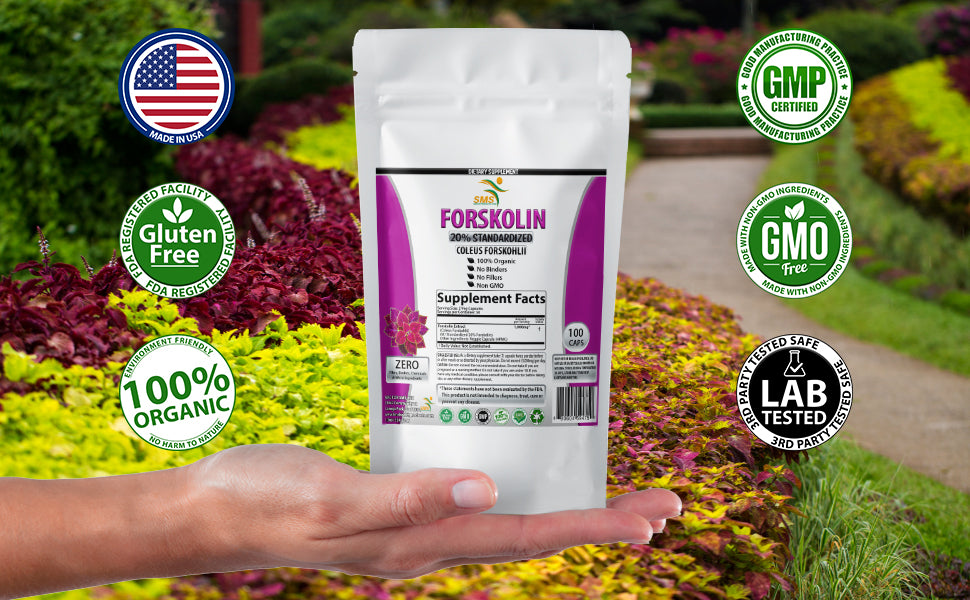 Pure Forskolin Extract Supplement with Potent Coleus Forskohlii 20% St ...