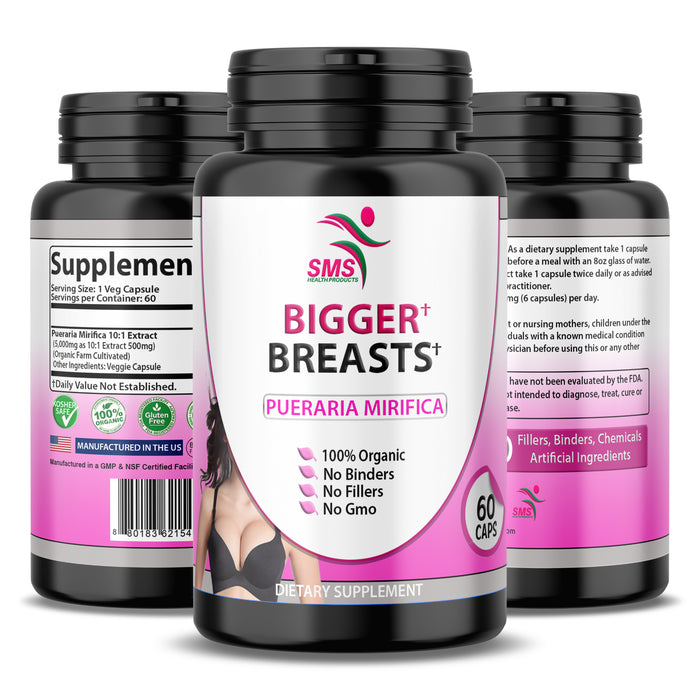 Sms Powder Bigger Breasts by SMS Pueraria Mirifica Supplement 500mg Root Extract ...