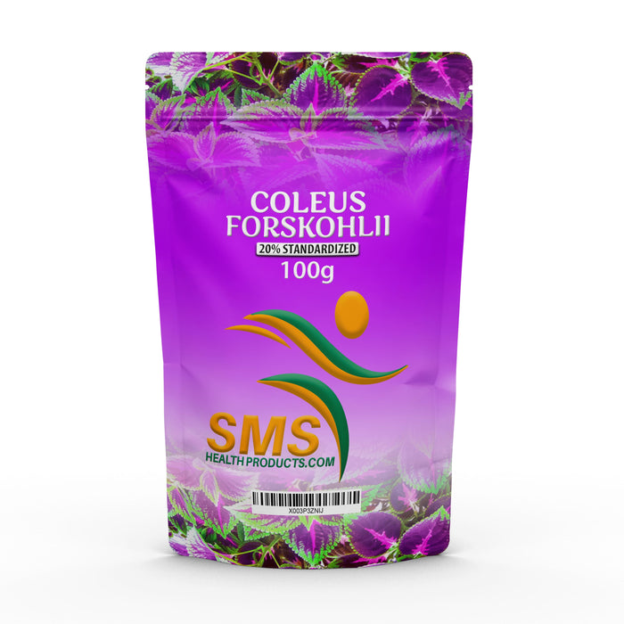 PURE Forskolin Extract Powder 20% Standardized Coleus Forskohlii Organic 100g/227G