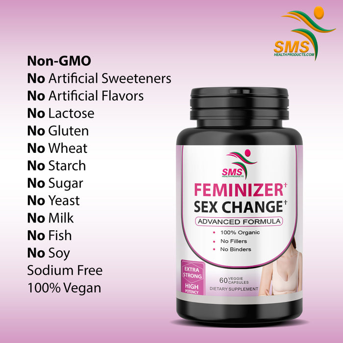 Feminizer Sex Change by SMS Pueraria Mirifica Supplement 500mg Root Ex — SmsHealthProducts