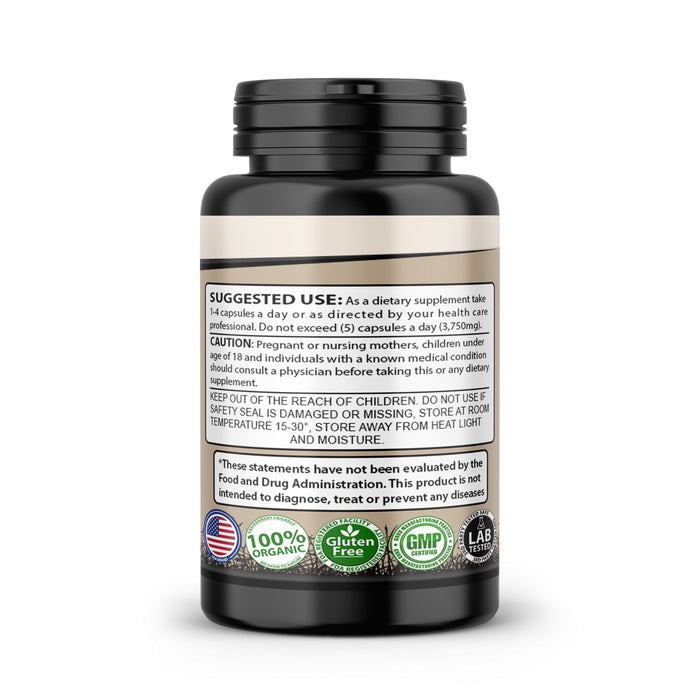 Grass Fed Desiccated Beef Liver Capsules (120 Pills, 750mg Each) - Natural Iron, Vitamin A, B12 for Energy - Humanely Pasture Raised Undefatted Without Hormones or Chemicals