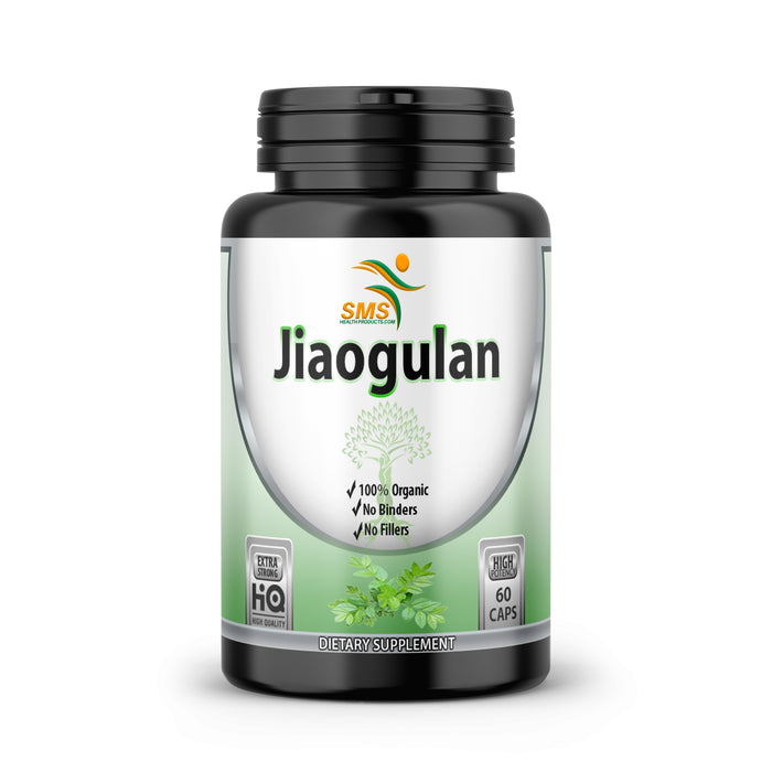 Jiaogulan Pills, 60 Veggie Capsules (Extract 10:1, Vegetarian, Non-GMO & Gluten-Free) Gynostemma AMPK Metabolic Activator Pentaphyllum