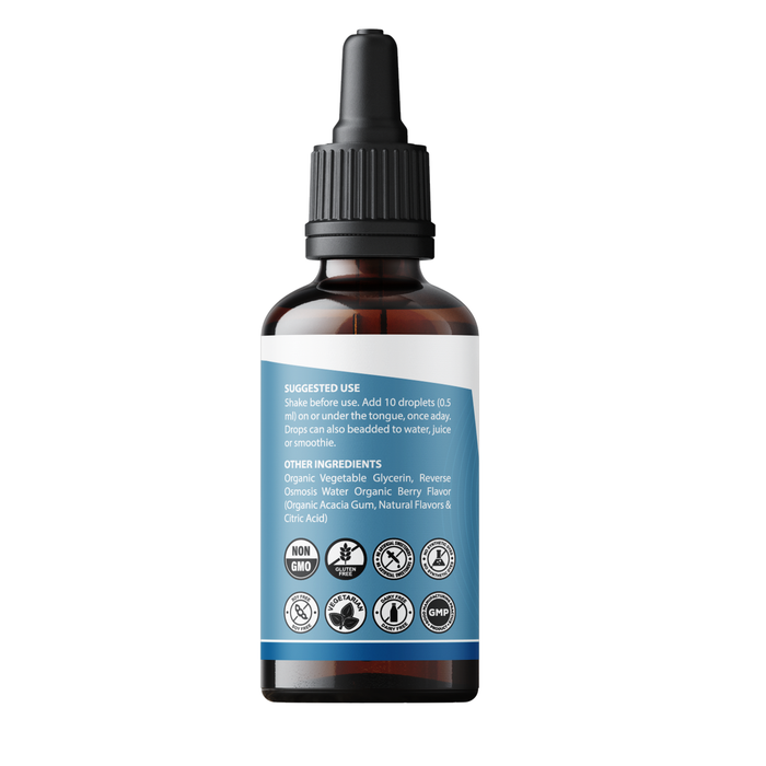 L-Methylfolate 15mg + Methyl B12 Liquid Drops – High Potency Sublingual Formula with Natural Berry Flavor – Active 5-MTHF & Bioactive B12 for Mood, Cognitive Health & Methylation Support (2oz)