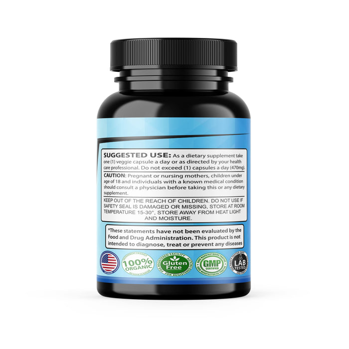 Magnesium Complex | 470mg of Magnesium Glycinate, Malate, & Citrate for Muscles, Nerves, & Energy | High Absorption | Vegan, Non-GMO | 120 Capsules