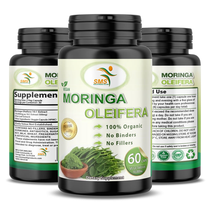 MORINGA OLEIFERA LEAF EXTRACT CAPSULES WEIGHT LOSS ANTI AGING 10,000mg EXTRACT