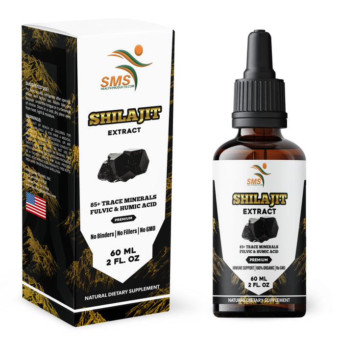 Shilajit Pure Himalayan (40% Fulvic Acid Supplement) (High in Trace Minerals, No Fillers, Manufactured in The USA) Drops | Alcohol-Free Tincture | Herbal Supplement | Vegan | 2 Fl Oz…