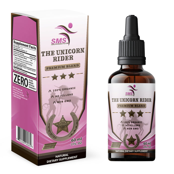 Unicorn Rider Tincture Herbal Drops Organic For Women's Health 2 Fl Oz