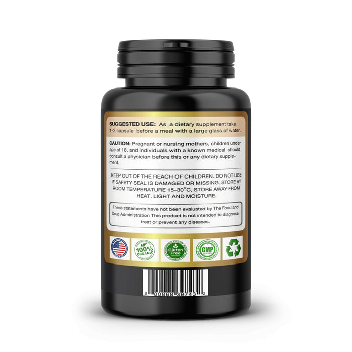 Tongkat Ali Root Extract - 200:1 - Potent Effective Natural, 60 Capsules (AKA Longjack, Eurycoma Longifolia,