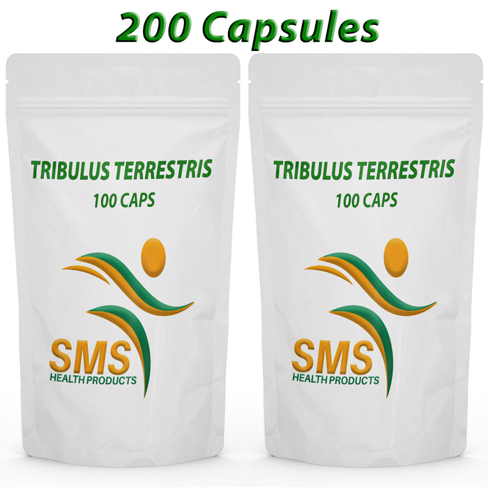 Tribulus Terrestris Capsules - 96% Saponins - 7500mg Concentrated Extra Strength No Magnesium Or Rice Fillers, Always Pure, Lab Verified- 100 Veggie Capsules