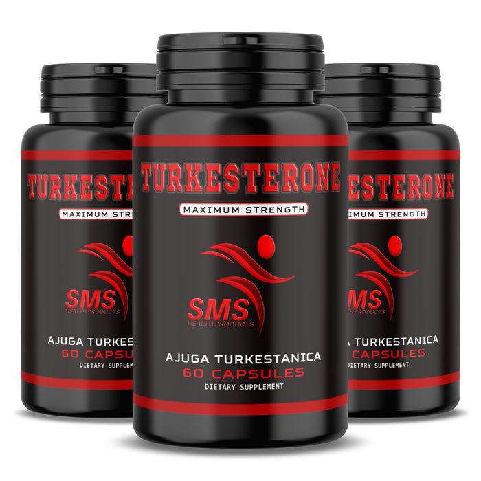 Turkesterone Capsules Supplement AKA  Ajuga Turkestanica Extract std. to 10%