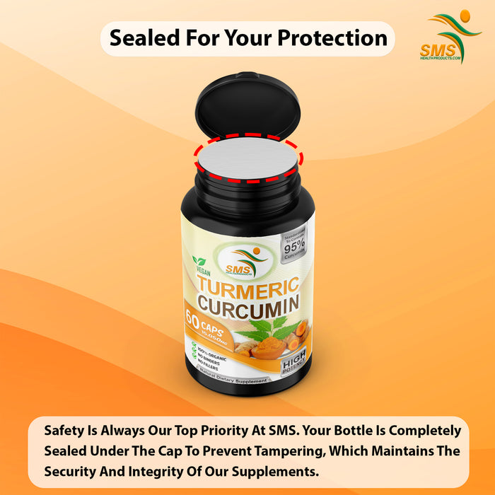 ORGANIC TURMERIC CURCUMIN MAX Potency 95% With Black Pepper 15050mg TUMERIC PILLS