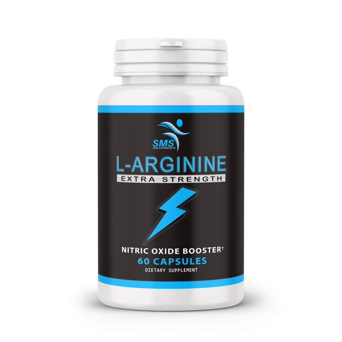 SMS L-Arginine Beet Root 60 Capsules for Protein Building & Nitric Oxide Boosts